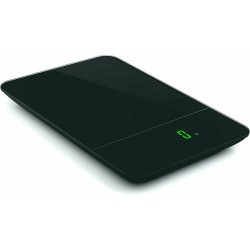 Pebbly keukenweegschaal led 27 x 18 cm polypropyleen zwart