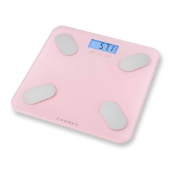 Carmen CBS0301P - Personenweegschaal - Weegt tot 180 KG - Digitaal - Lichaamsanalyse BMI - Tot 10 gebruikers -
