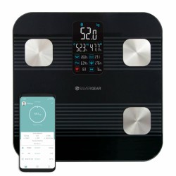 Silvergear Slimme Premium Weegschaal Lichaamsanalyse - Zwart