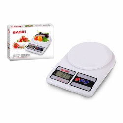 keukenweegschaal Basic Home Digitaal LCD 7 kg Wit (23 x 16 x 3,6 cm)