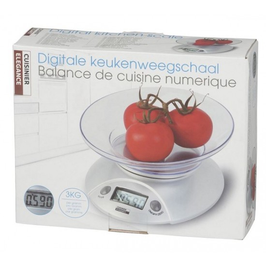 Keukenweegschaal 3kg ABS